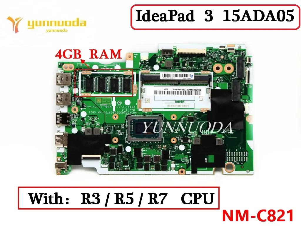 NM-C821 NMC821 Ʈ , Lenovo IdeaPad 3 15ADA05, R3 R5 R7 CPU, 4GB RAM 100% ׽Ʈ Ϸ